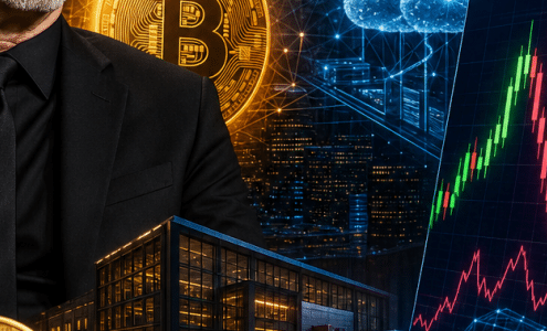 فروش بیتکوین مایکل سیلور و نوسانات بازار کریپتو همراه با نماد رمزارز ANSEM