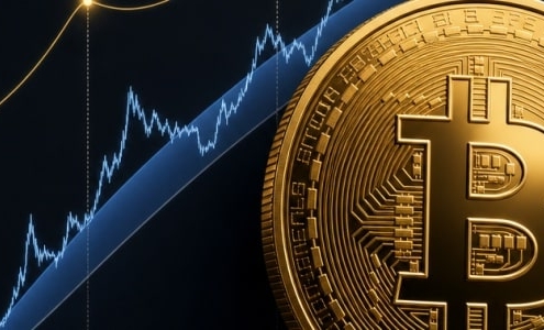 مدل قانون توان بیتکوین و چرخه چهارساله همراه با نمودار قیمت