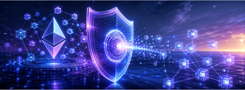 استقلال استارکنت از اتریوم با نماد امنیت کوانتومی